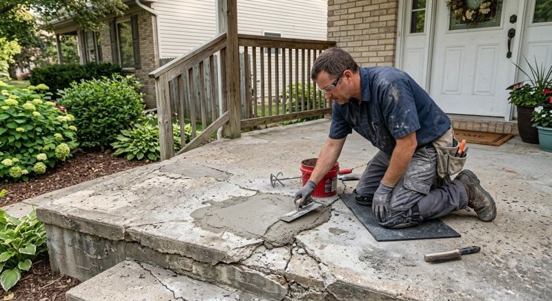 Concrete Ramp Repair in West Des Moines, IA