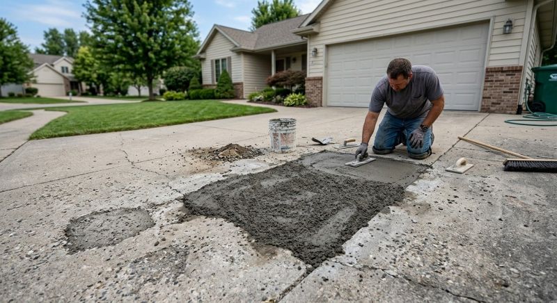 Driveway Curb Repair in Des Moines, IA