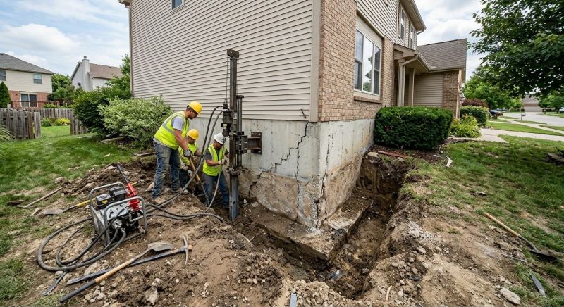 Leaking Foundation Repair in Columbus, OH