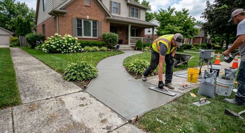 Walkway Resurfacing in West Des Moines, IA